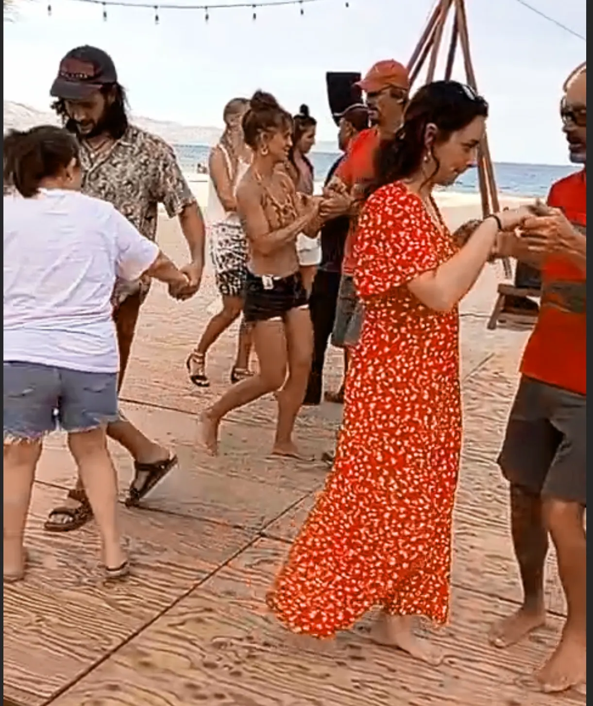 Salsa Paul teaching merengue partner connection at La Ventana BCS — BCS Latin Dance