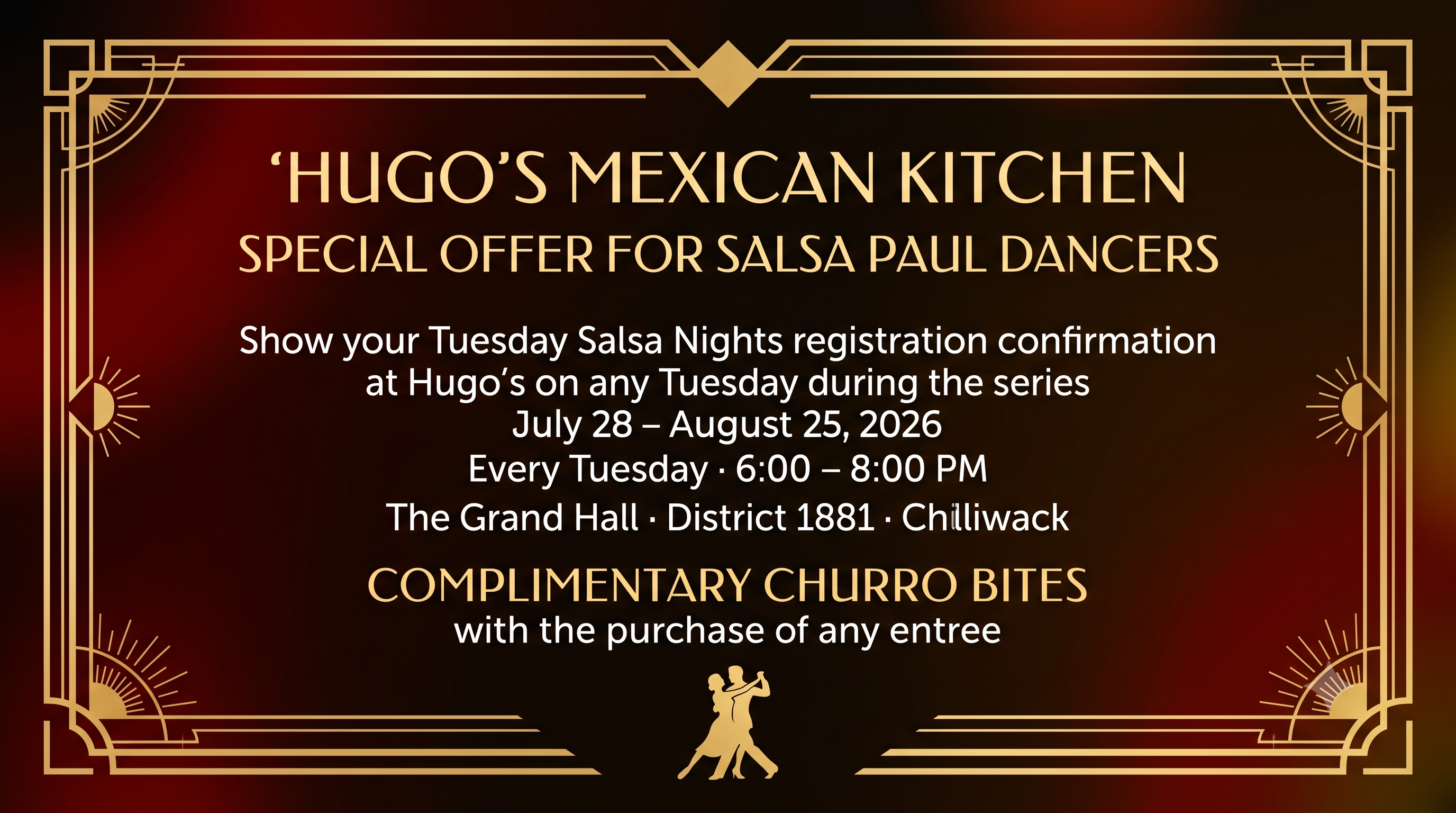 Hugo's Mexican Kitchen — Partner Offer